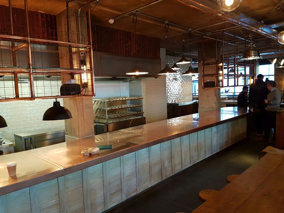 Copper bar top 2